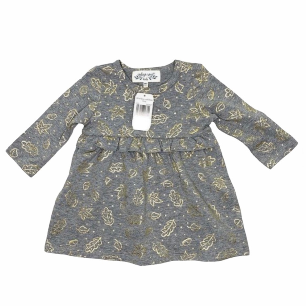 NWOT Indigo Soul Leaf Dress